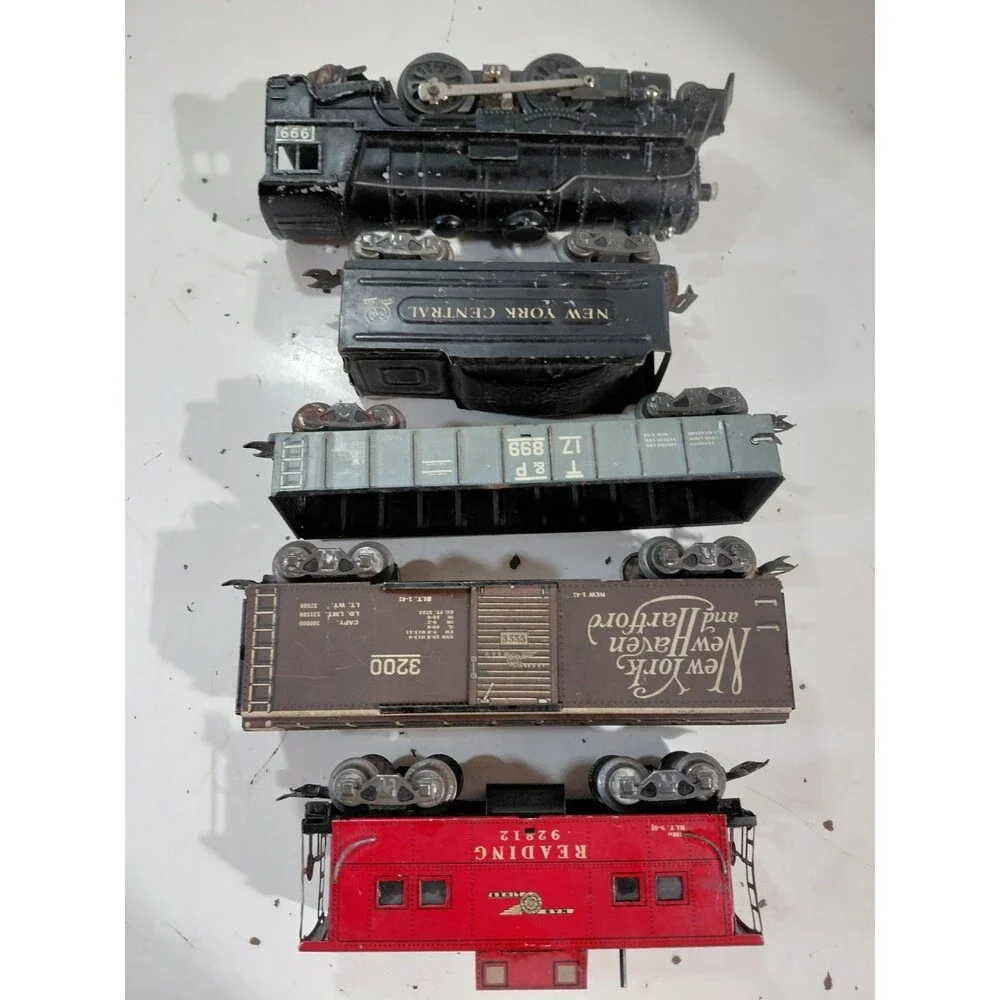 Marx Electric O Gauge Model Railroad New York Central 999 2-4-2 Steam Engine Set